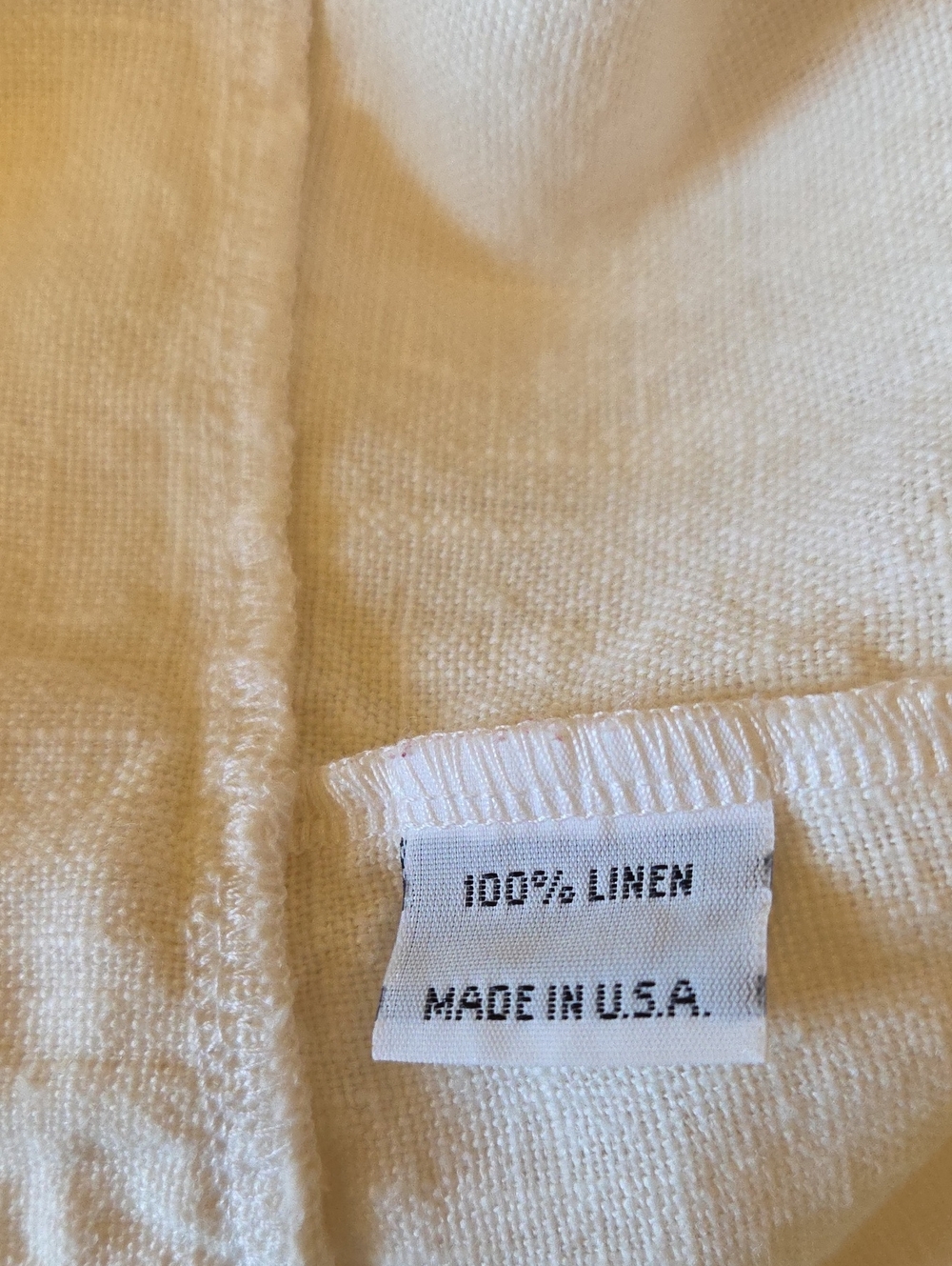Bryn Walker White Linen Lagenlook Top, Size XXL - Picture 10 of 11